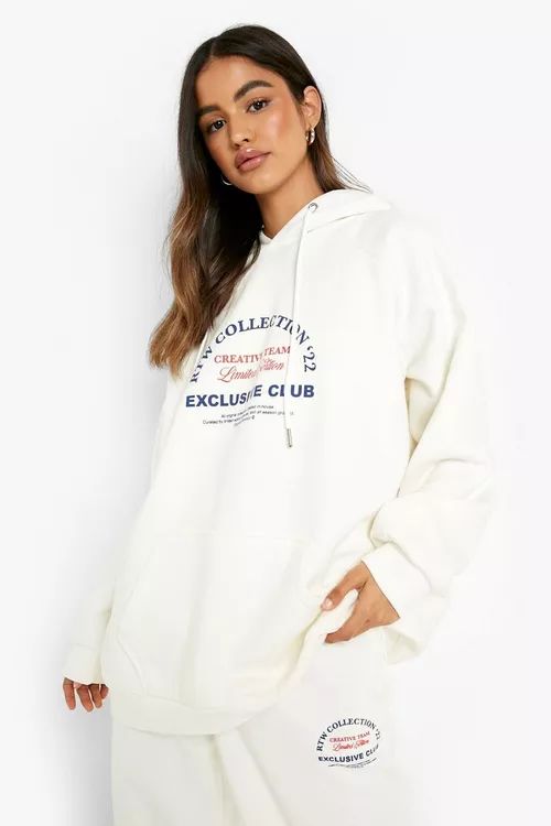 Recycled Exclusive Club Hooded Tracksuit | Boohoo.com (UK & IE)