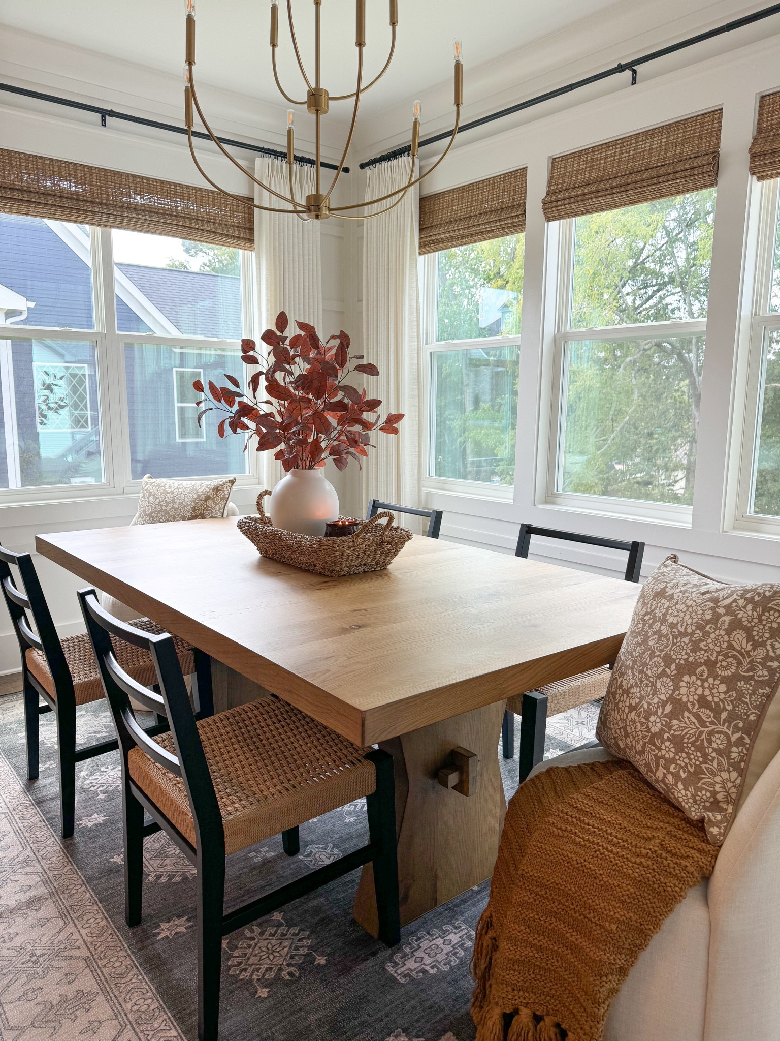 Fall Dining Nook Views 

Eat in kitchen, Dining nook, dining room, dining table, affordable dining table, dining rug, modern organic table,
Modern organic dining, kitchen table, dining chairs, woven chairs, Ashley furniture 



#LTKStyleTip #LTKHome #LTKSeasonal