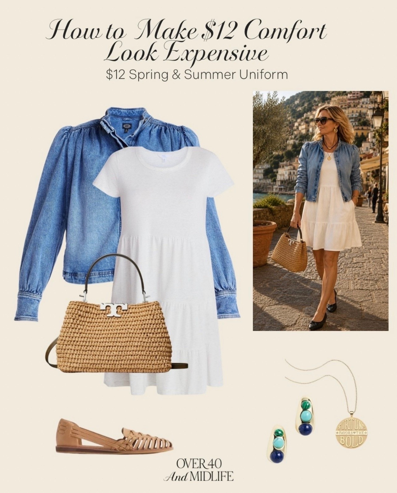 ✨Tap the bell, save and ❤️ for over 40 fashion, midlife style, midsize fashion and luxury looks for less. 

I used to think comfort meant sacrificing style.

Now I know the secret is Outfit Physics. ✨

A little structure.
A little movement.
A few elevated accessories.
And suddenly the easiest $12 dress in your closet looks expensive.

This is the kind of outfit that makes getting dressed feel easy again. 🤍

👑"Helping you look good, feel good!" - Lindsey Denver 
#midlifefashion #over40style #midsizefashion #quietluxury #elevatedcasual #outfitphysics #italystyle #genxstyle #fashionover40 #everydaystyle #comfortablefashion #coastalluxury

#LTKOver40 #LTKMidsize #LTKPlusSize

Comment SHOP below to receive a DM with the link to this post on my LTK ⬇ https://liketk.it/6d6Ap