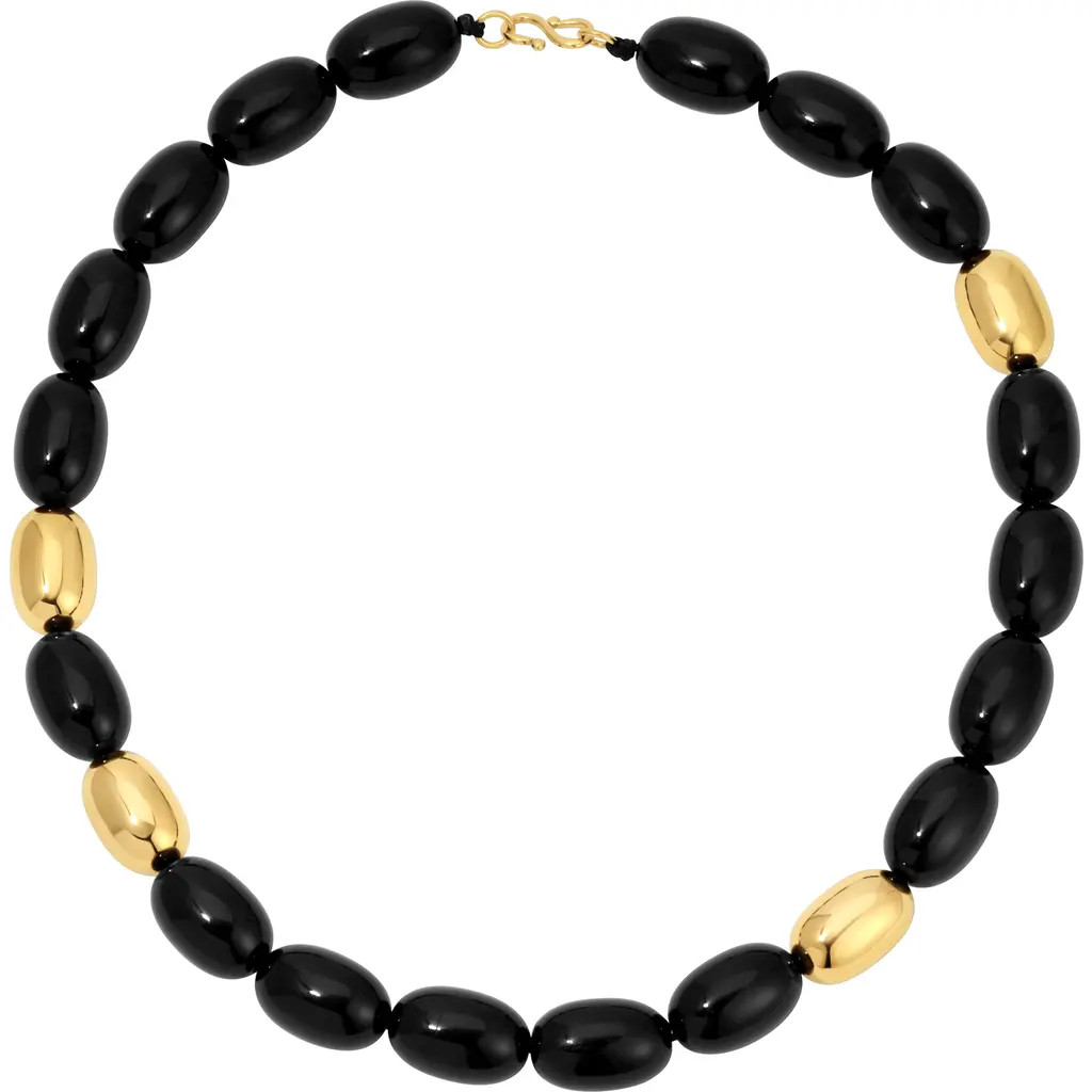 HEAVEN MAYHEM Clementine Necklace in Black/gold at Nordstrom | Nordstrom