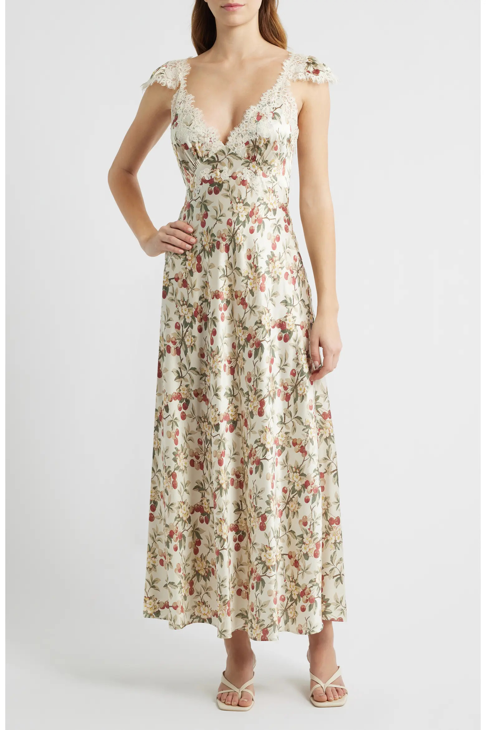 Fiona Floral Silk Maxi Dress (Women) | Nordstrom | Nordstrom