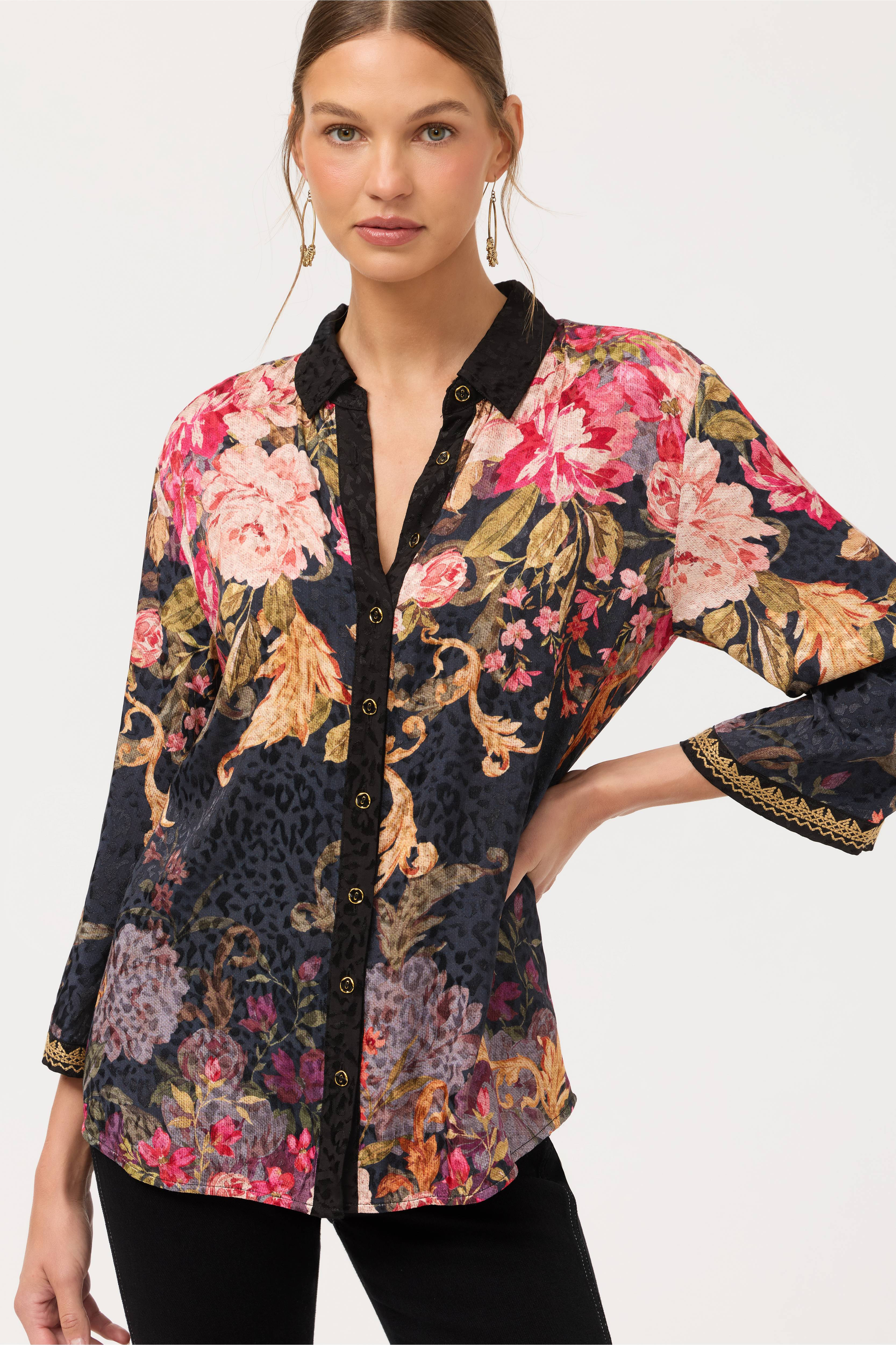 KIMONO SLEEVE SHIRT
                                
                                    
       ... | Johnny Was
