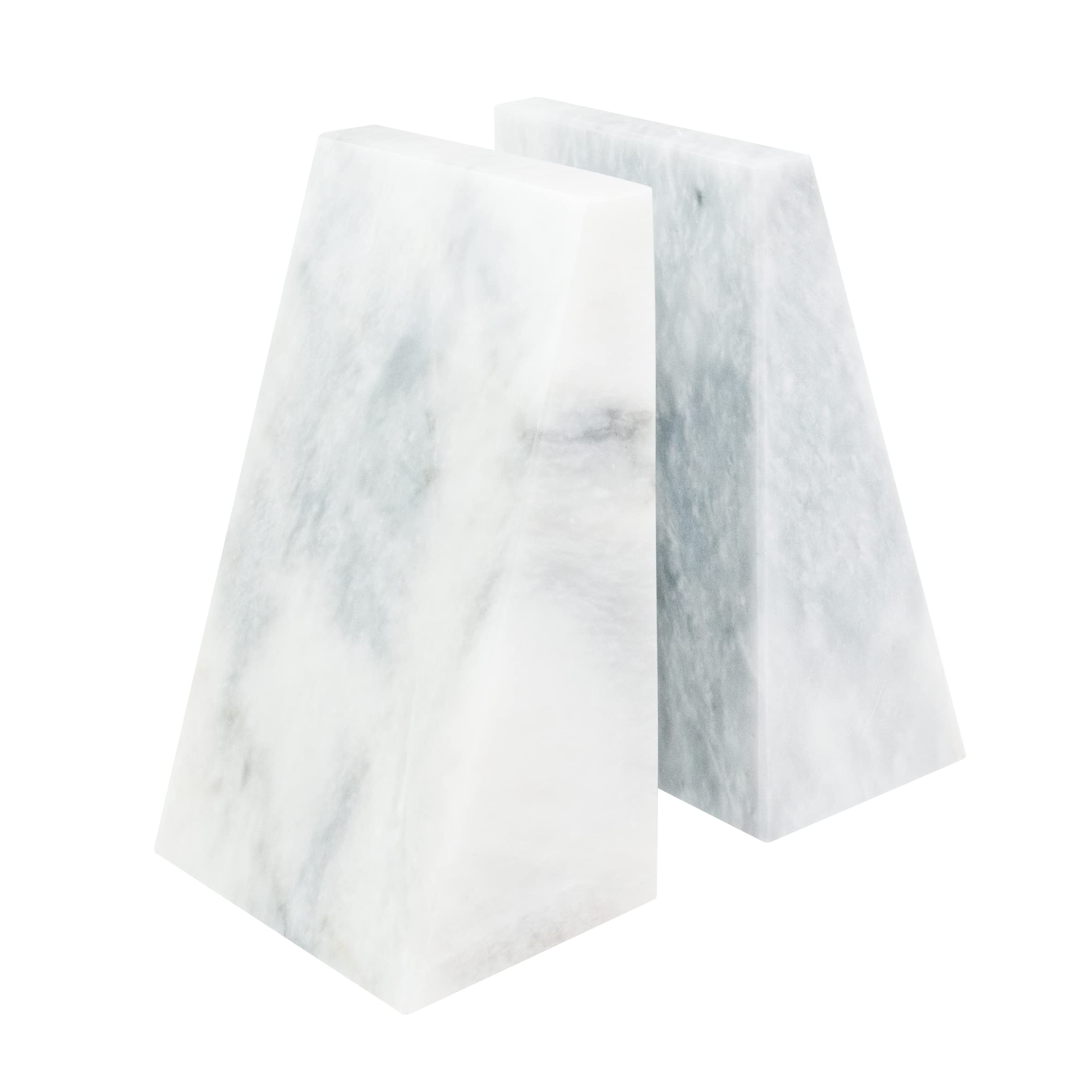 Ottimo Premium Polished Stone Marble 6" Book ends for Bookshelf Decor, Home, Office or Kitchen Sh... | Amazon (US)