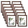 Picture Frame11x14 mat to 8x10 set of 3 Natural, Minimalist 11x14 Poster Frame, 11"x14"Wood Frame... | Amazon (US)