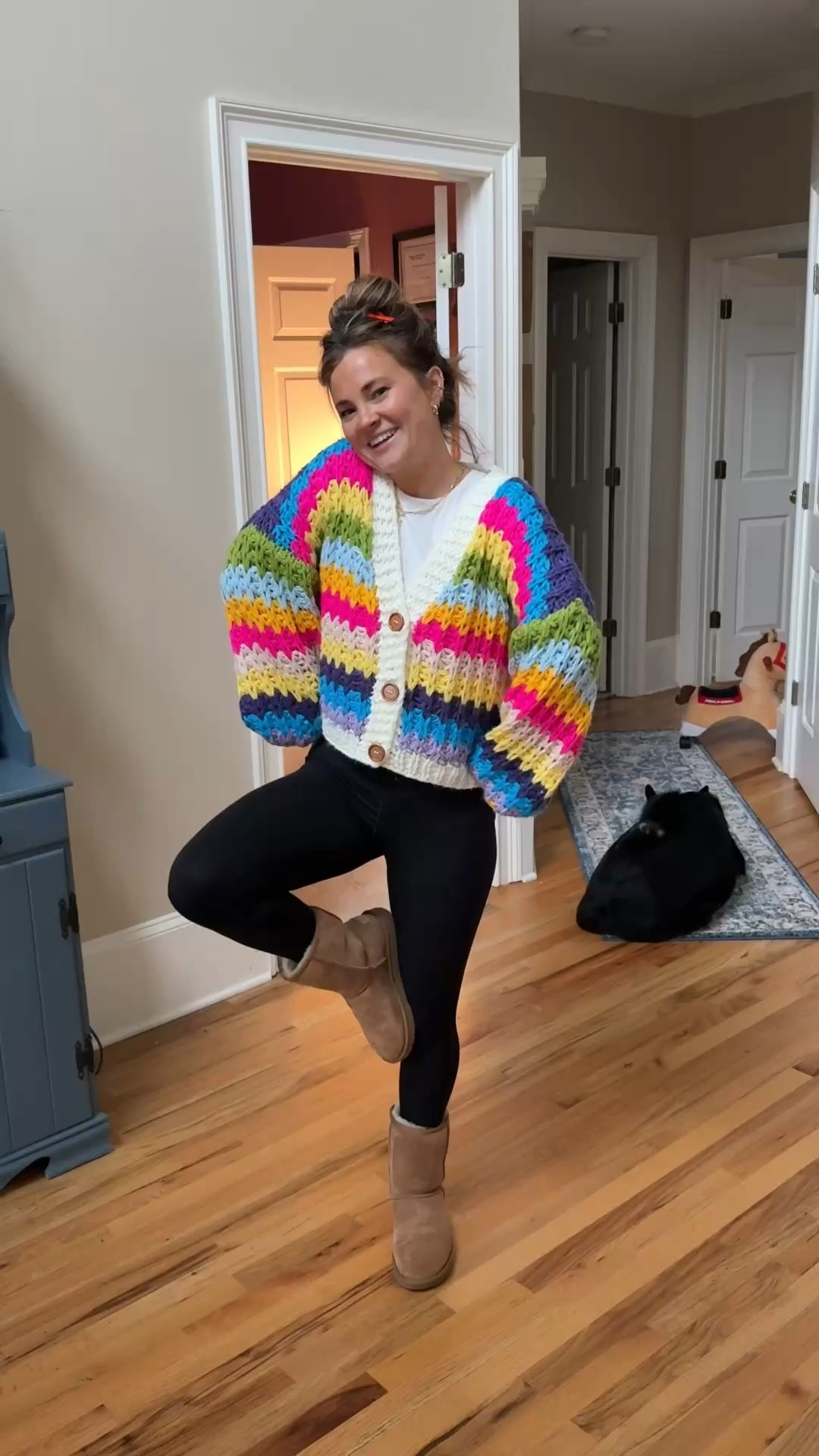 Some color on this gloomy day. Comfy cozy and stylish! 

#LTKootd #LTKmomlife #LTKFindsUnder100