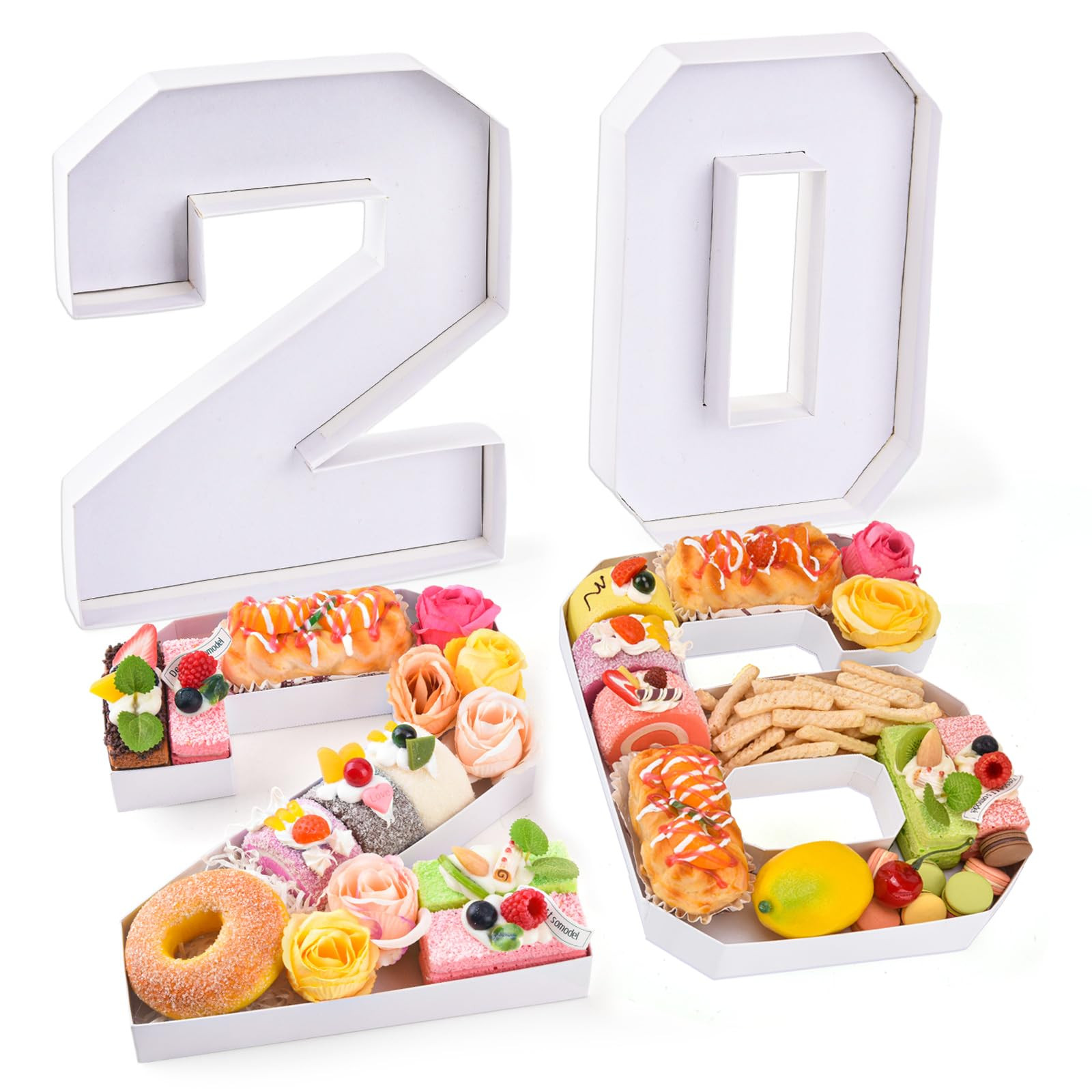 2026 Set Cardboard Number for Charcuterie 10.2'' Fillable Tray Charcuterie Paper Box for Graduati... | Amazon (US)