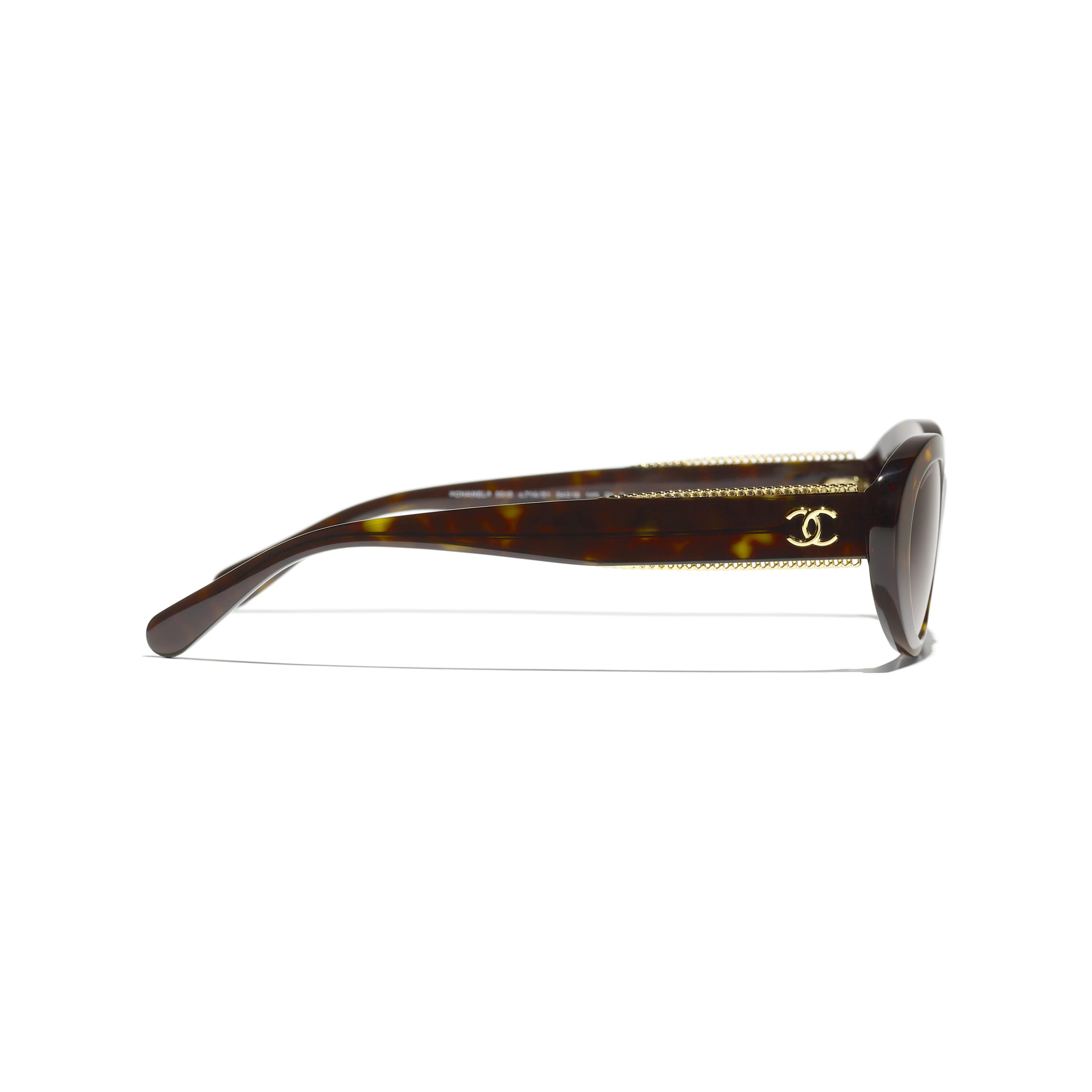 CHANEL Sunglasses: Oval Sunglasses, acetate — Fashion | CHANEL | Chanel, Inc. (US)