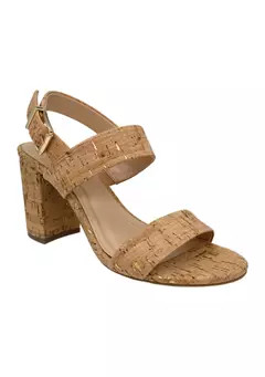 Crown & Ivy™ Myrtle Block Heel Sandals | Belk