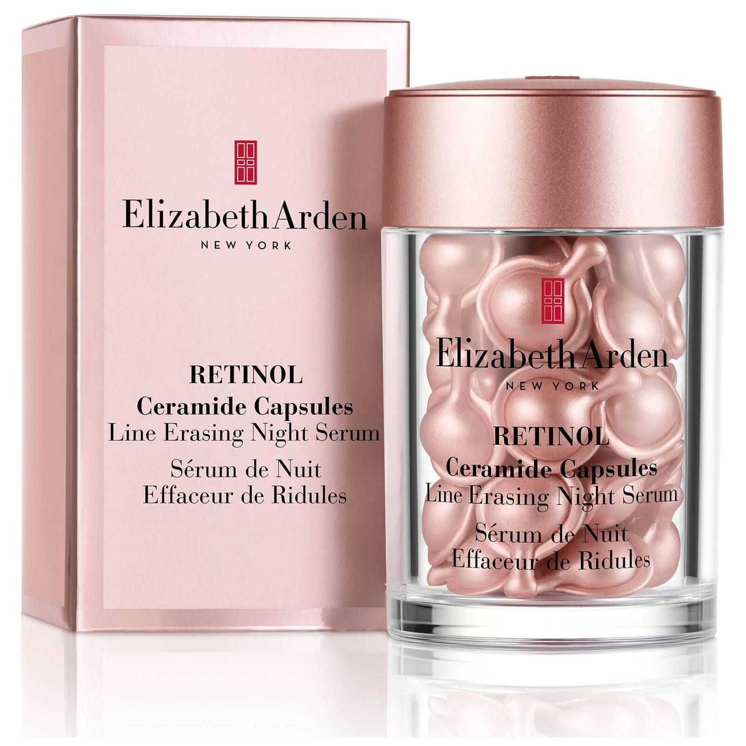 Elizabeth Arden Retinol Ceramide Capsules Line Erasing Night Serum - 30 Pieces (Sleeved Version) | lookfantastic