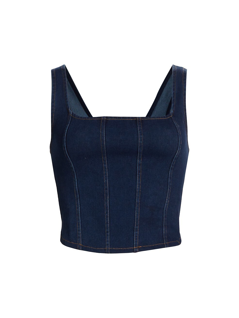 Denim Corset Top | Saks Fifth Avenue