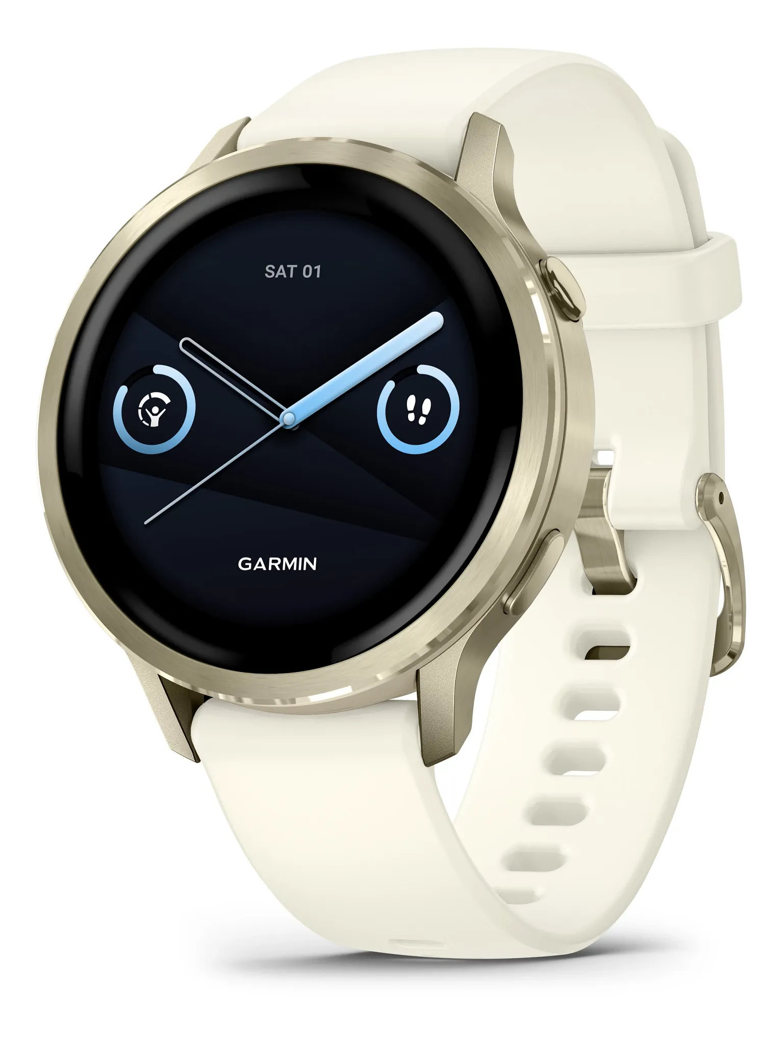 Garmin Venu 4 41mm - Beige / Gold / Bone, Size: OS | Accessories - Road Runner Sports | Road Runner Sports