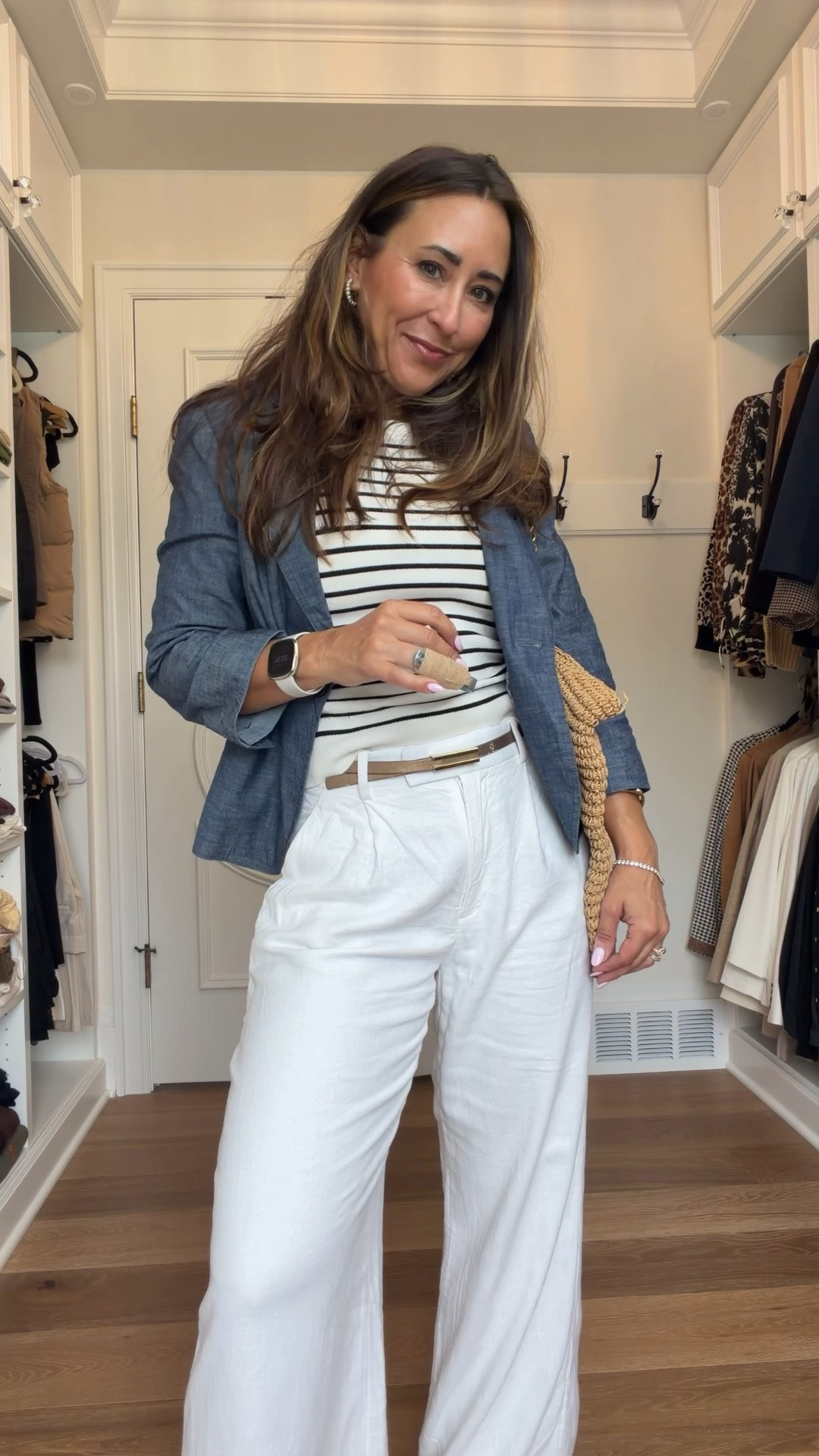 Off to the doctor in white linen, striped tank and flats. Praying my finger doesn’t need surgery! 

Summer outfit 
Wiw 
OOTD
Friday feels
Elevated casual
Business casual
Style
Chic
Elevated basics
White and stripes 
Basics working hard

#LTKootd #LTKdayinmylife #LTKmorningroutine