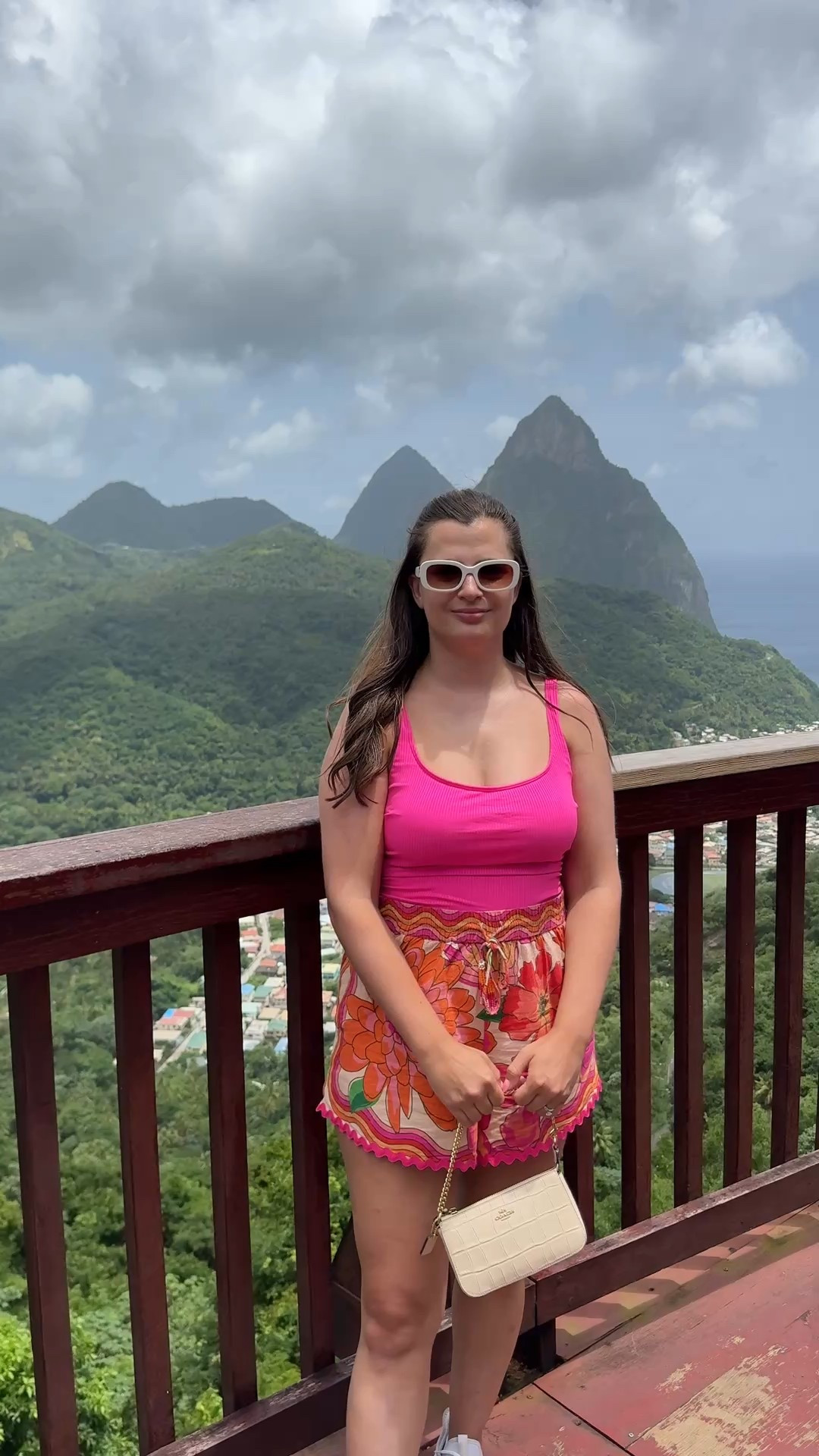 Wore a swimsuit under these adorable Farm Rio shorts for a day in St. Lucia! We jumped in a waterfall after this I got so many compliments on the shorts  

#LTKStyleTip #LTKSeasonal #LTKTravel