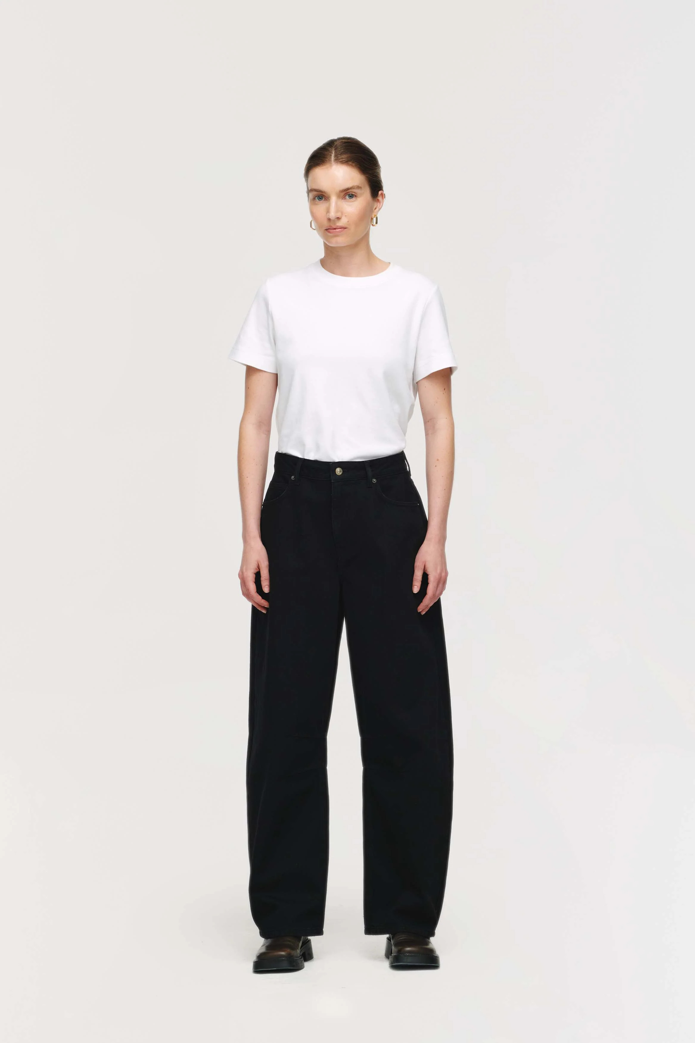 Markus | Horseshoe Jean in Black | ALIGNE | Aligne UK