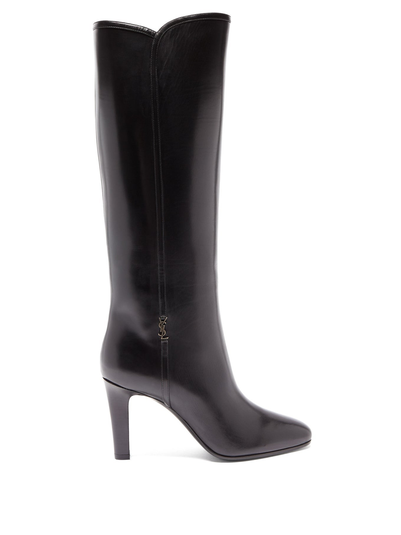 Jane knee-high leather boots | Saint Laurent | Matches (US)