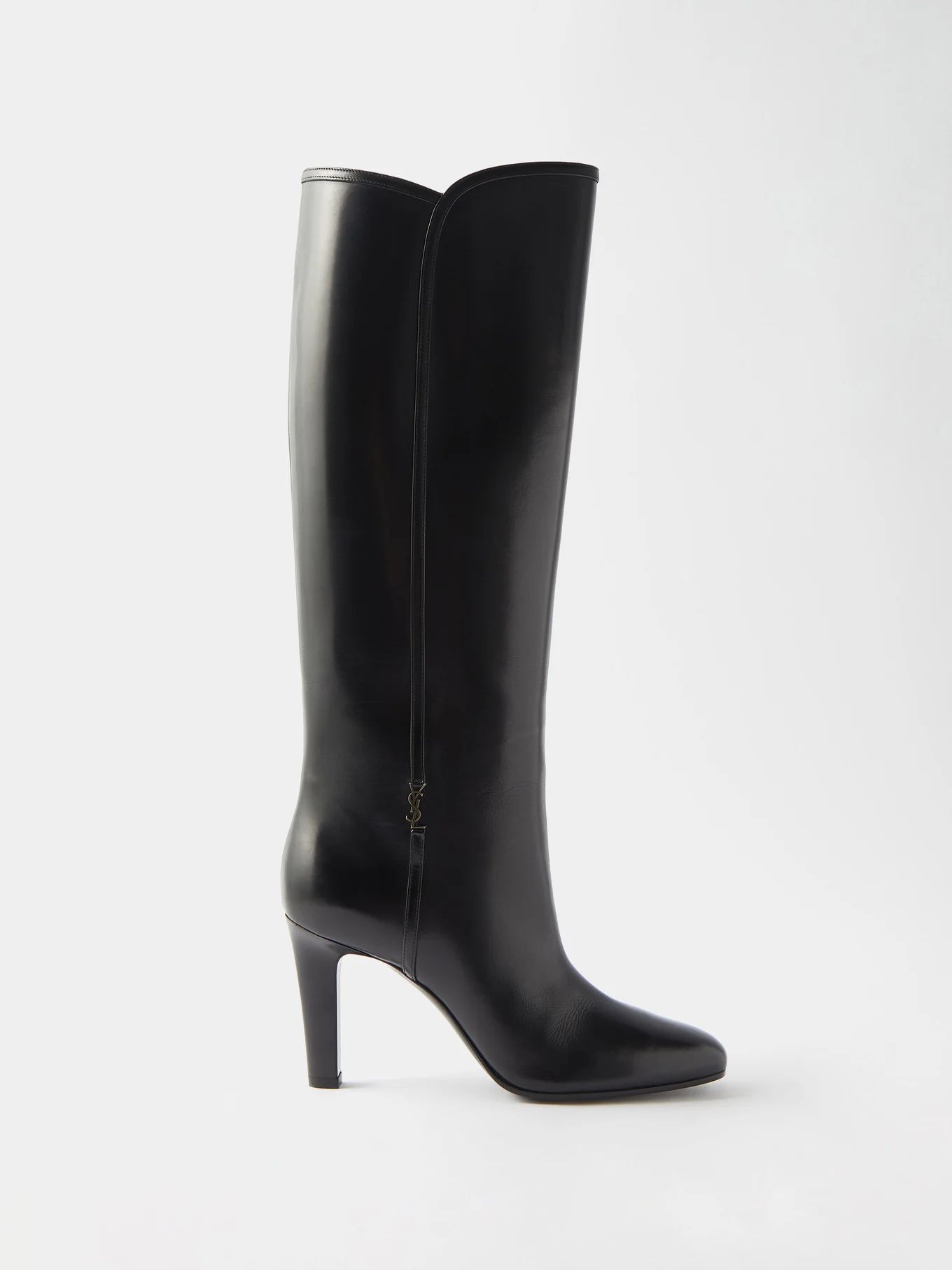 Jane knee-high leather boots | Saint Laurent | Matches (US)