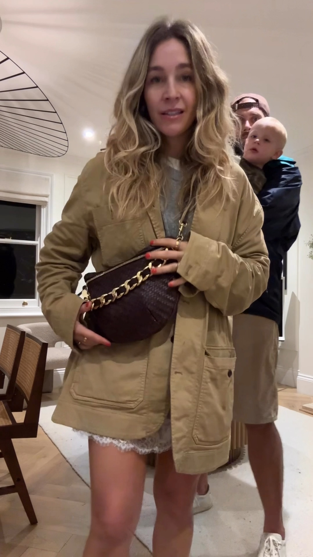 London day 2 outfit! Rounded up some great barn jackets as well! 

Satin mini skirt: wearing XS rolled up a few times 
Boxy tee: TTS
cashmere sweater: size L 
Loafers: TTS 

#LTKFamily #LTKTravel #LTKStyleTip