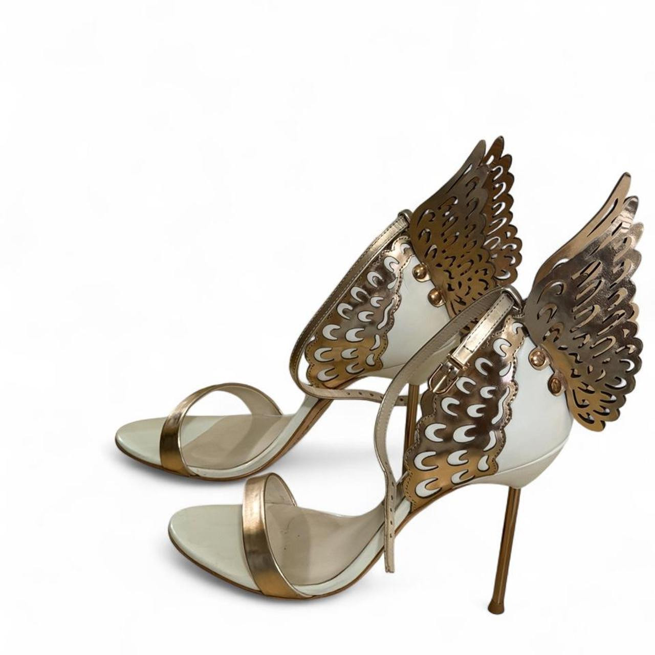 Sophia Webster Women's Footwear - Gold | Depop US