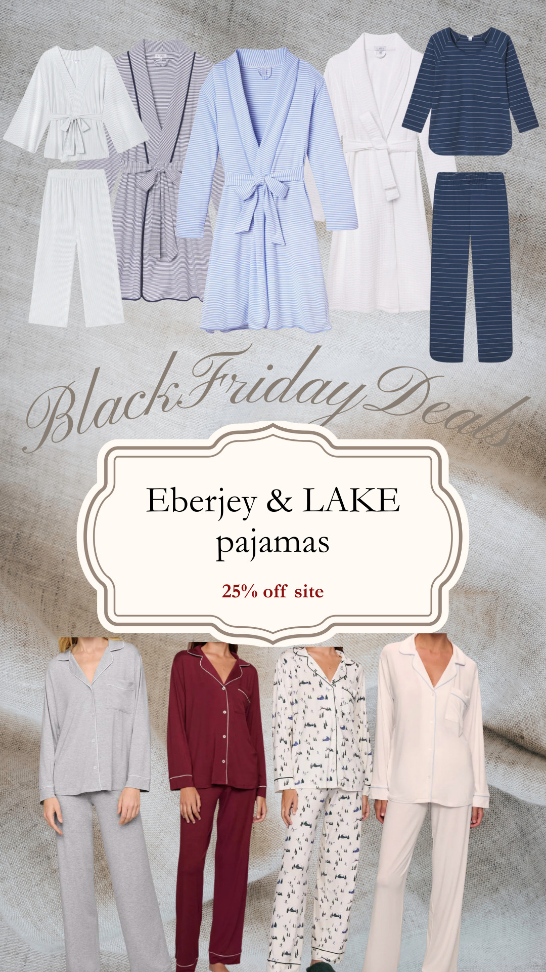Eberjey & LAKE BLACK FRIDAY SALE 

 #LTKCyberWeek #LTKGiftGuide #LTKHoliday