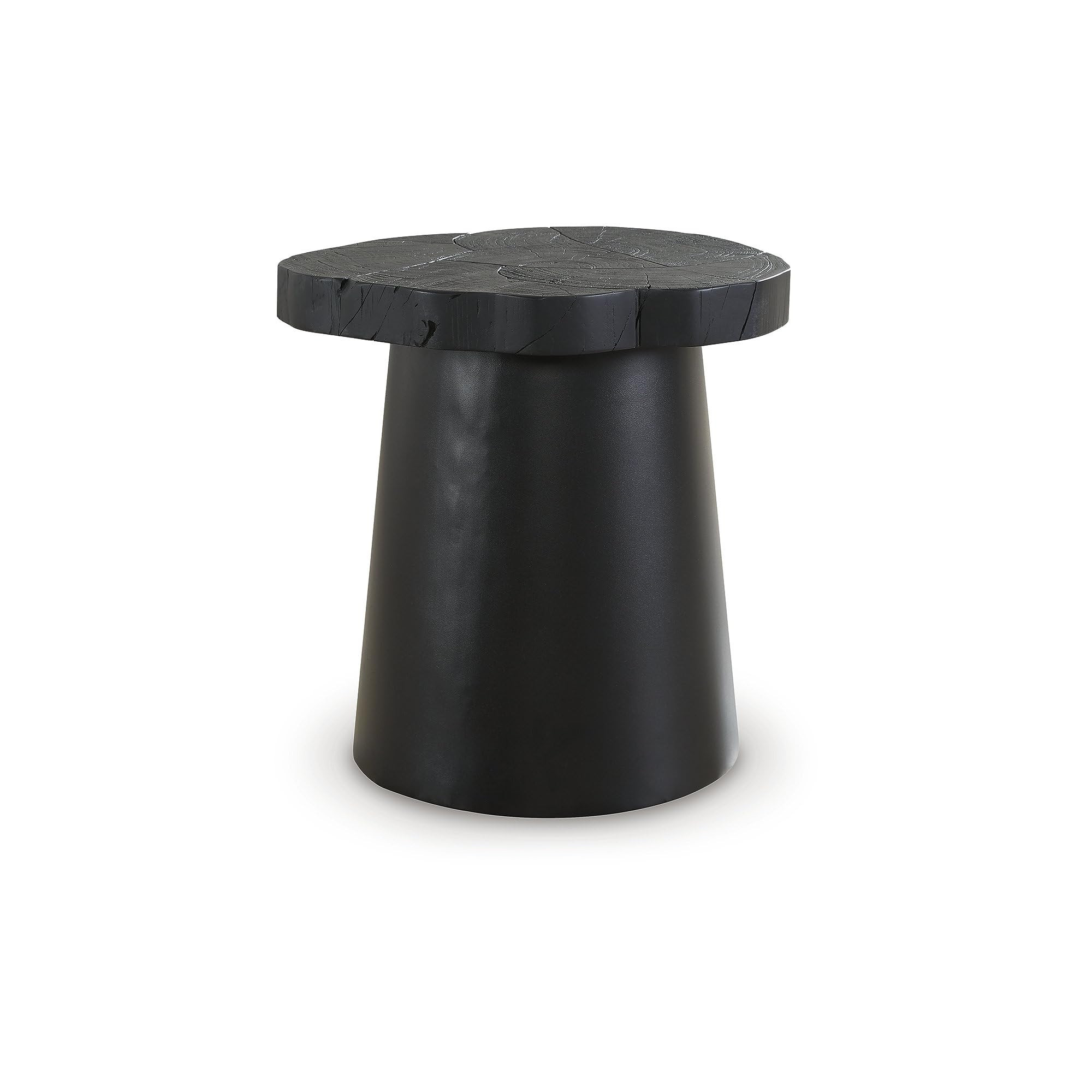 Signature Design by Ashley Wimbell Contemporary Tapered Base End Table, Black | Amazon (US)