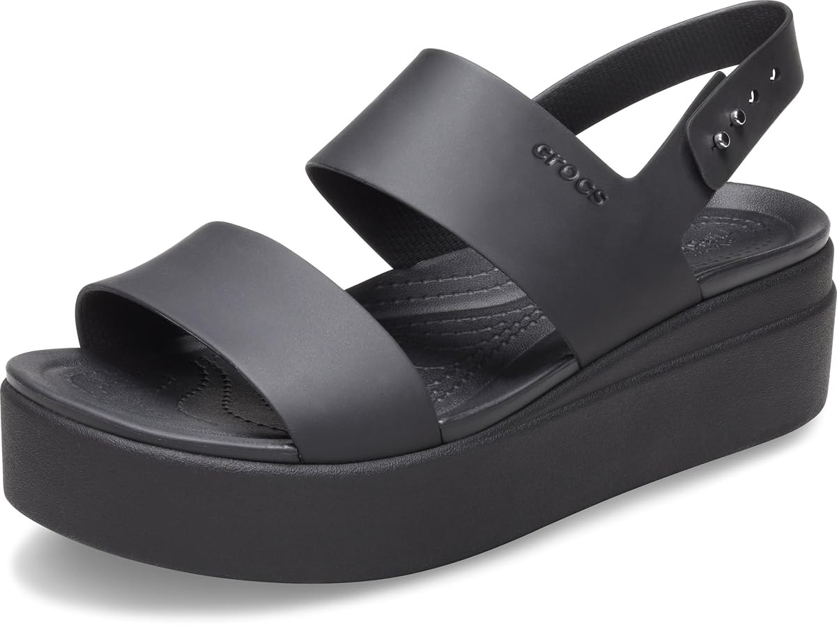 Crocs Women's Brooklyn Low Wedge Sandals | Amazon (US)