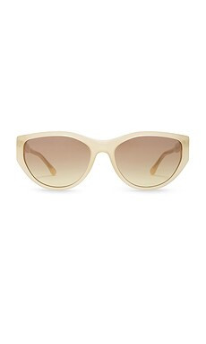 Isabel Marant Round Cat Eye Sunglasses in Yellow & Brown Ochra from Revolve.com | Revolve Clothing (Global)