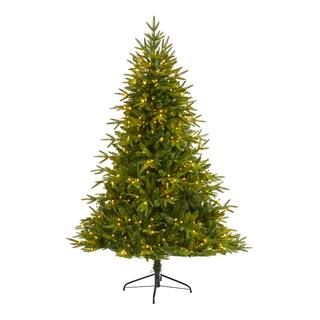 6ft. Pre-Lit Colorado Mountain Fir Artificial Christmas Tree, Clear LED Lights | Michaels Stores