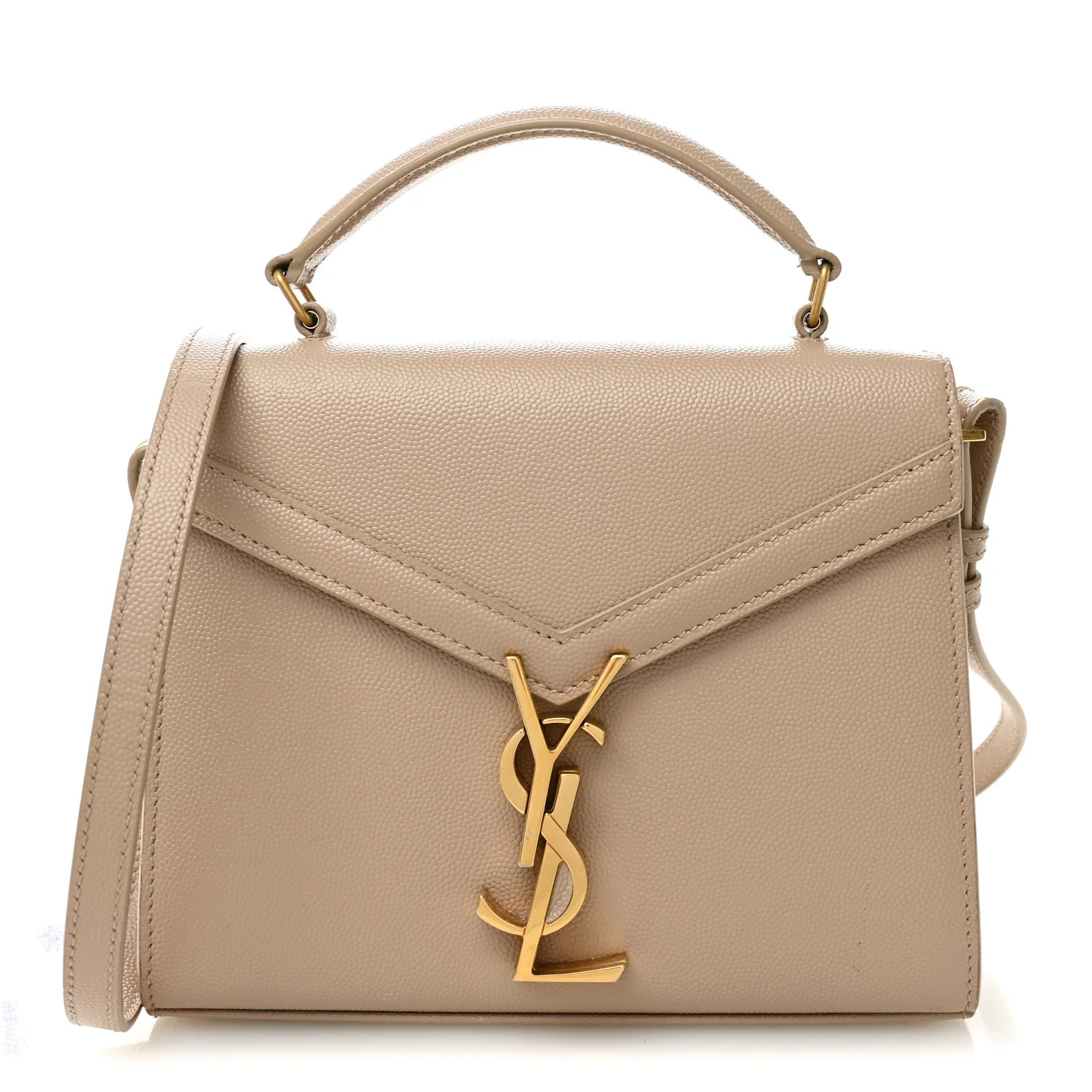 Grain de Poudre Mini Classic Monogram Cassandra Top Handle Dark Beige | FASHIONPHILE (US)