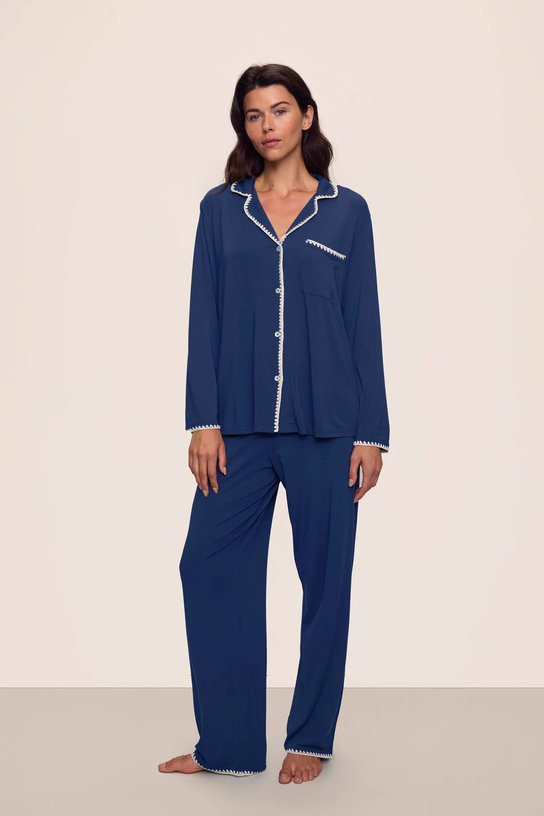Frida TENCEL™ Modal Long PJ Set | Eberjey
