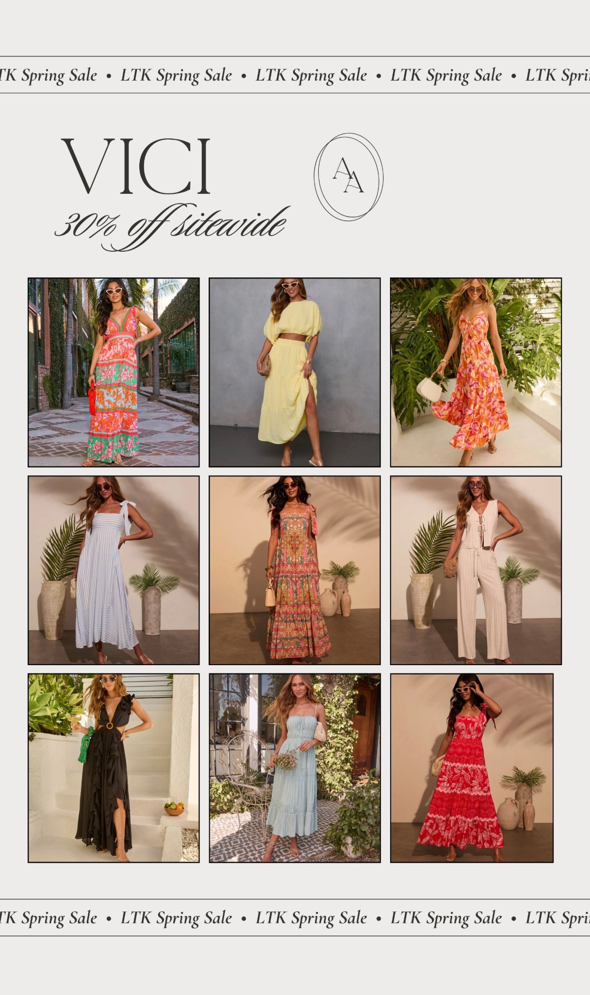 LTK Spring Sale is now live 3/15 through 3/18! Use the exclusive in-app code to shop 30% off at VICI this weekend! So many cute dresses + sets if you’re shopping for summer or vacation! 

Resort wear // summer dresses // summer sets // vacation outfits 

#LTKStyleTip #LTKTravel #LTKSpringSale