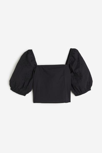 Puff-sleeved blouse | H&M (UK, MY, IN, SG, PH, TW, HK)