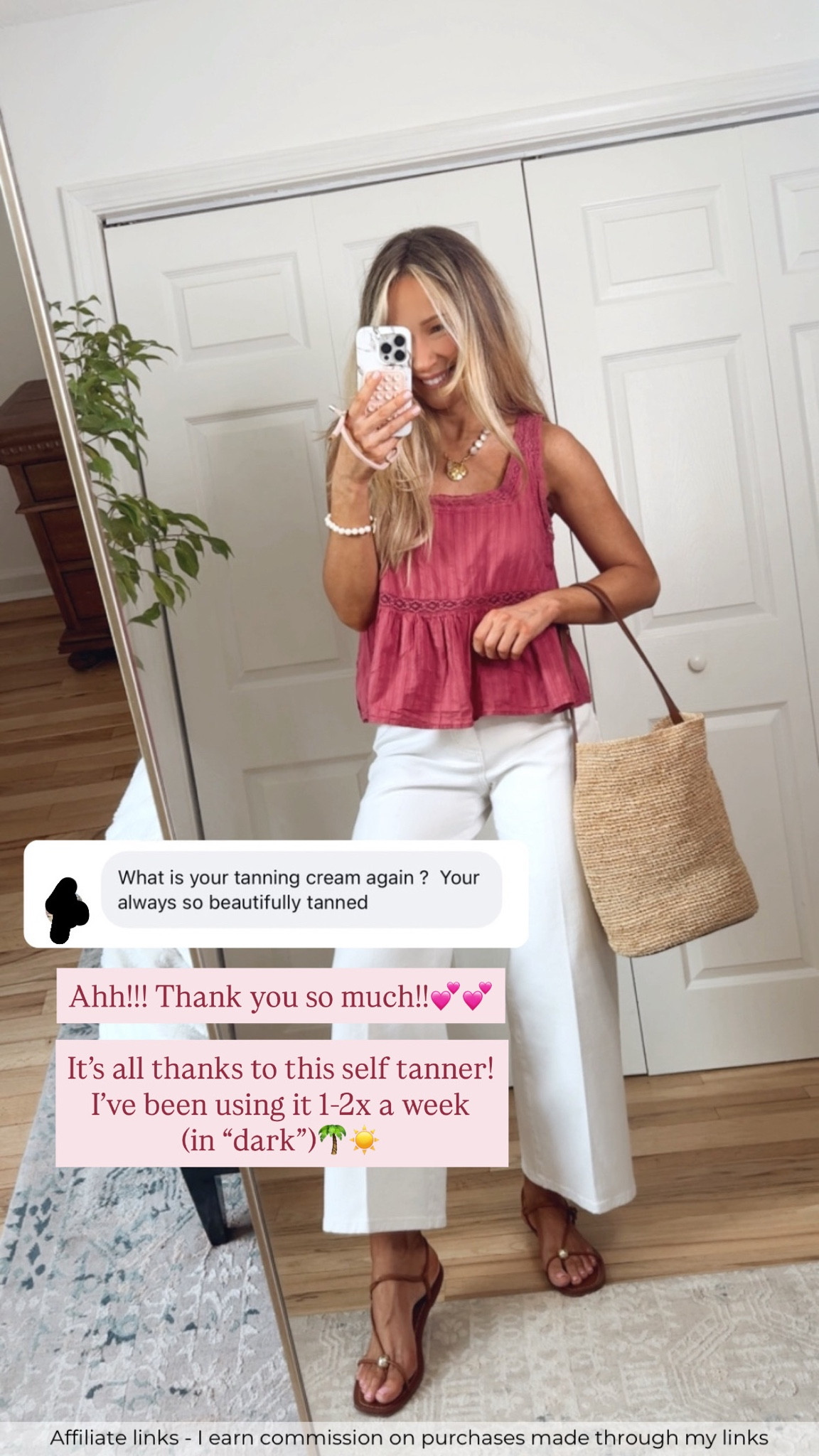 Affiliate links - I earn commission on purchases made through my links | self tanner