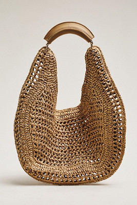 Urban Expressions Raffia Hobo Bag | Anthropologie (US)