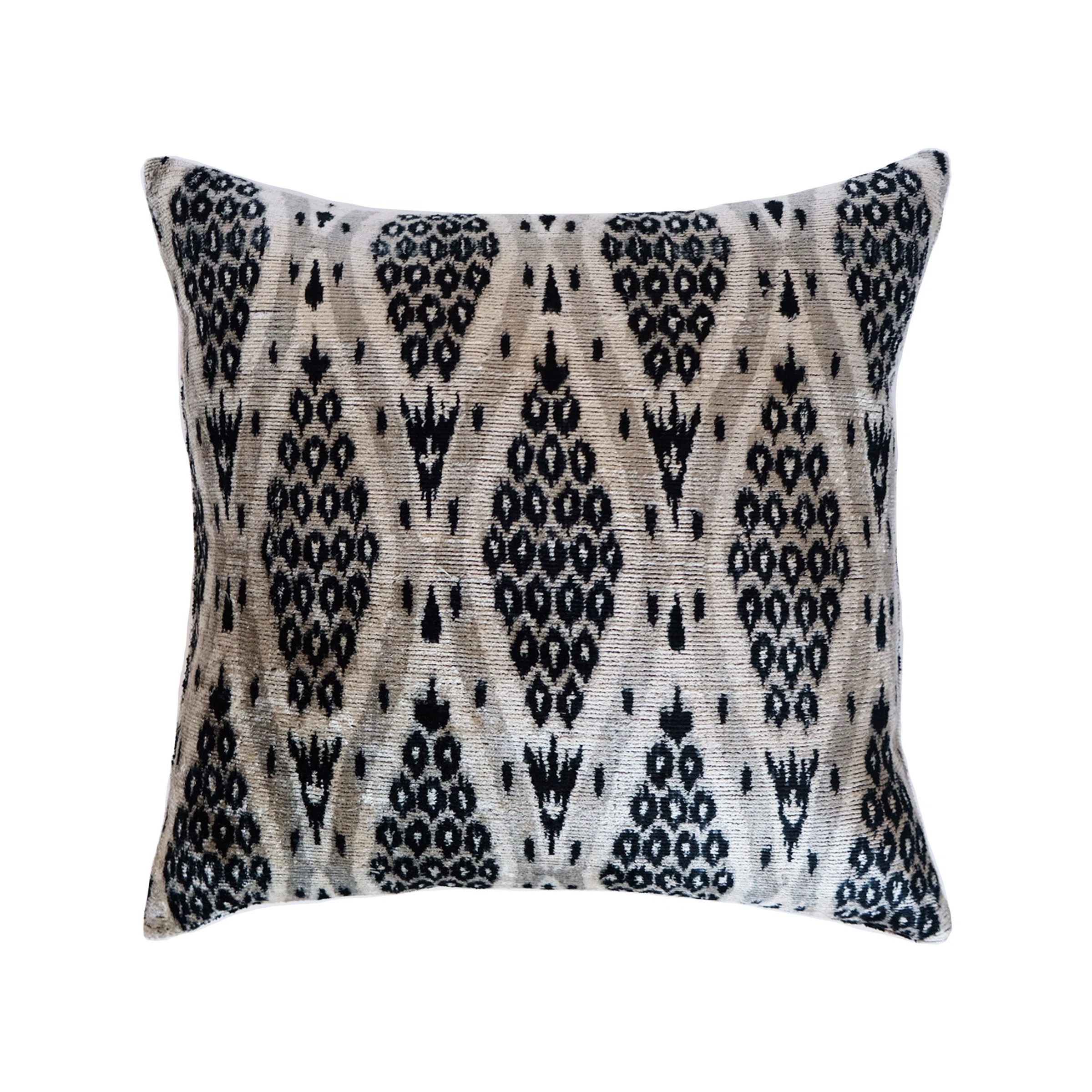 Kara Silk Square Pillow Cover & Insert | Perigold
