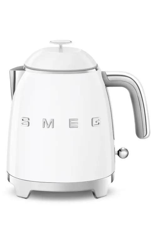 smeg 50's Retro Style Mini Electric Kettle in White at Nordstrom | Nordstrom