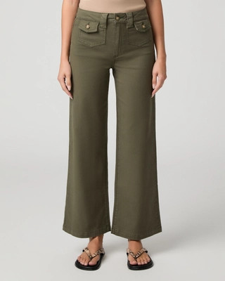 Ari Wide Leg Pant - Vintage Forester Green | Paige