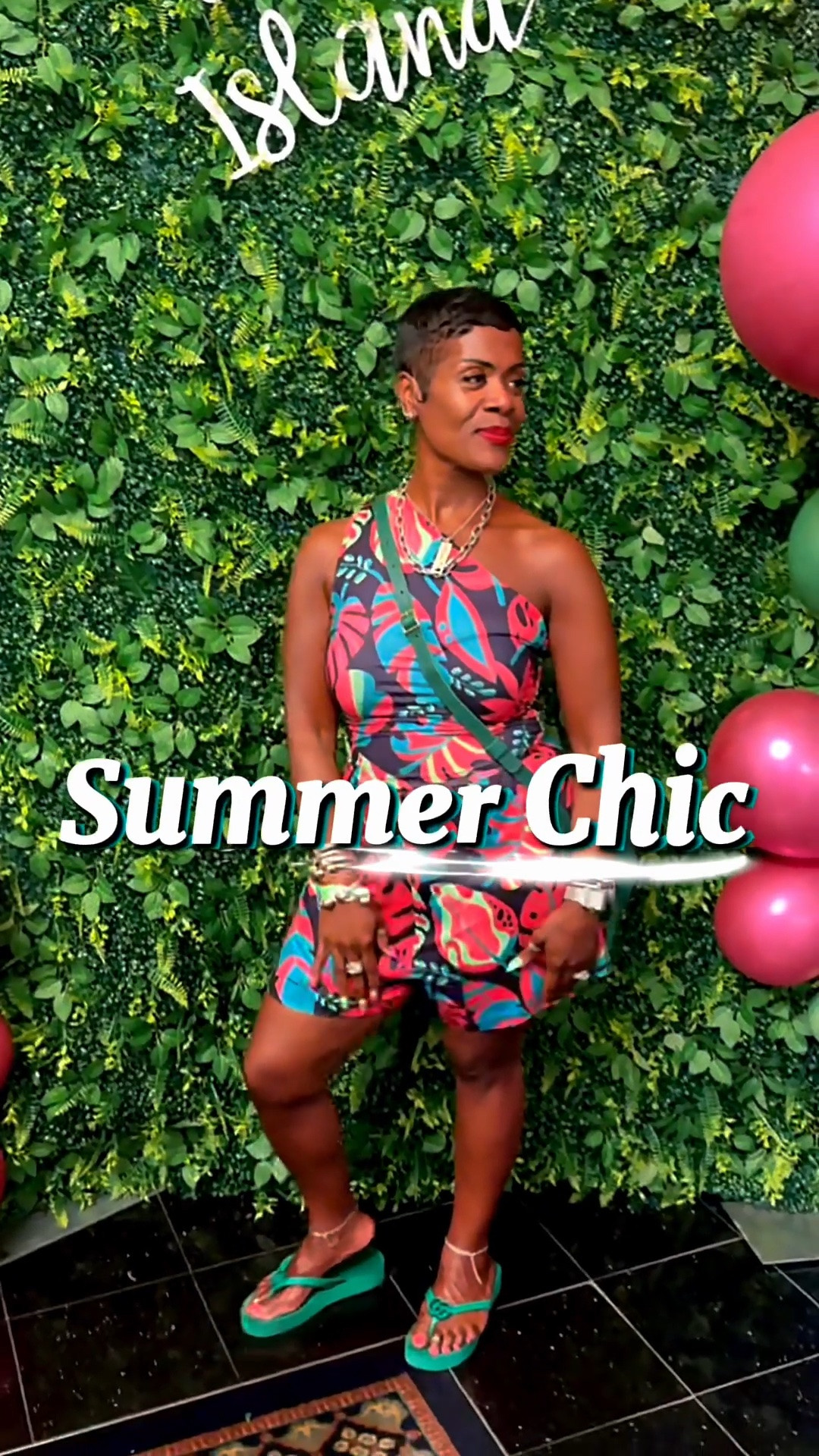 POV: Summer chic called… and I answered with comfy and a splash of color. 💕💚✨ Blending in was never the goal. 🙌🏾💕💚💫

#LTKgrwm #LTKootd #LTKPetite