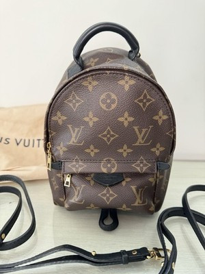 Louis Vuitton Palm Springs Backpack Mini Brown Canvas | eBay US
