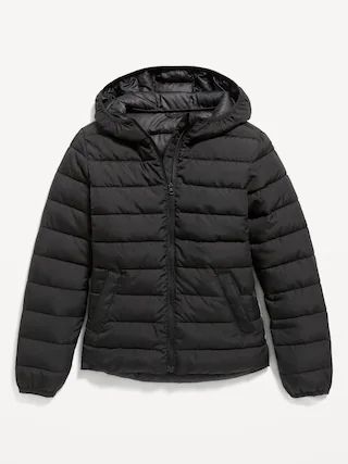 Water-Resistant Narrow-Channel Quilted Puffer Jacket for Girls | Old Navy (US)