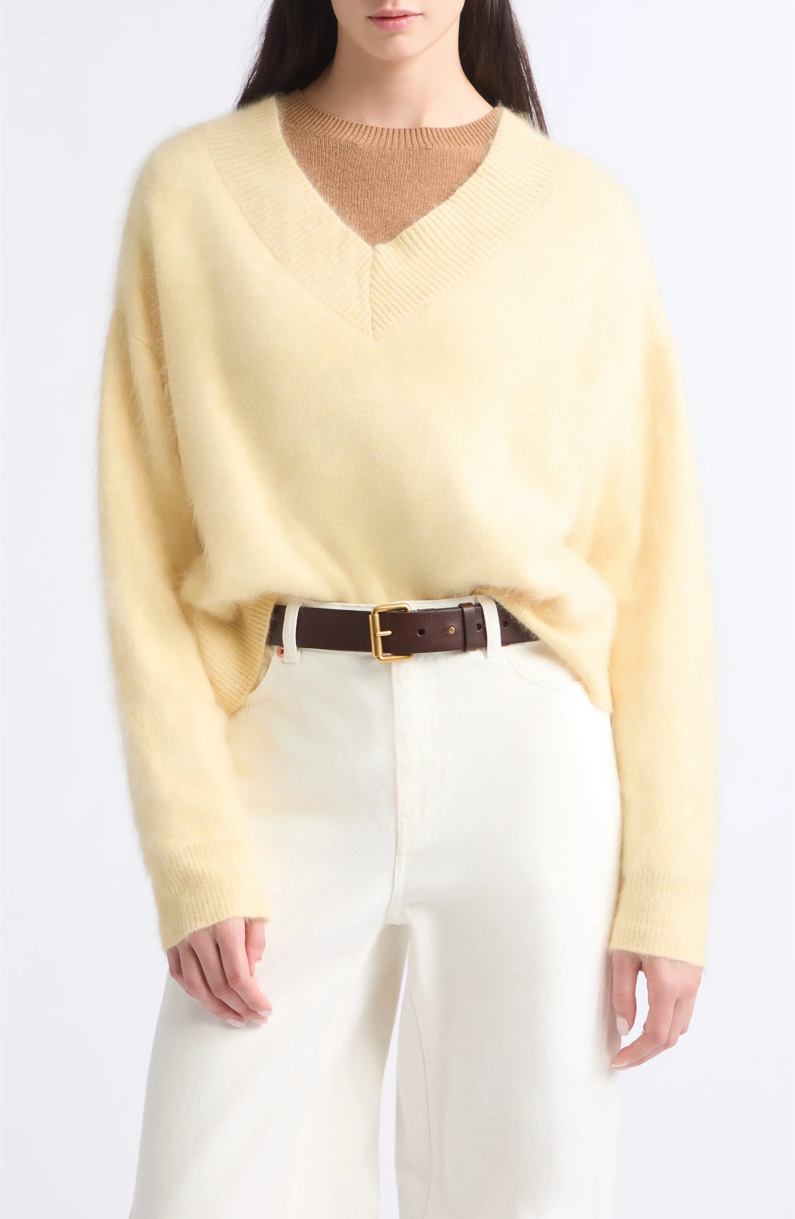 GUEST IN RESIDENCE Grizzly Double V Cashmere Sweater (Women) | Nordstrom | Nordstrom