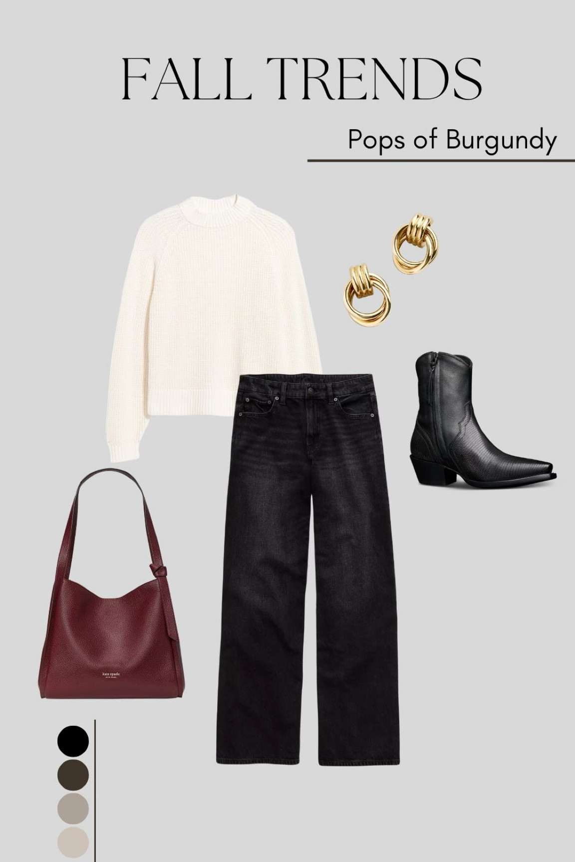 Fall trends! How to add burgundy to your fall outfits. 

#LTKNYFW #LTKShoeCrush #LTKStyleTip
