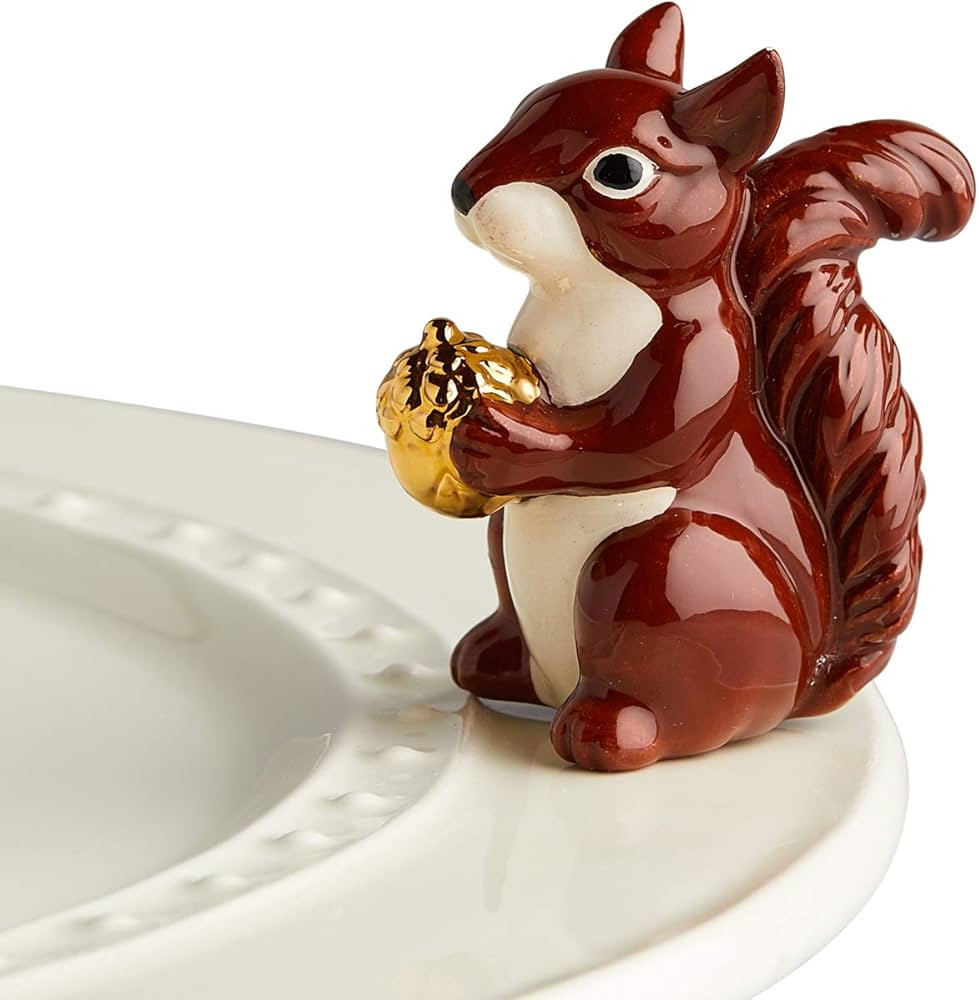 Nora Fleming Mr. Squirrel (Squirrel) A215 - Hand-Painted Ceramic Unique Décor - Summer Minis for... | Amazon (US)