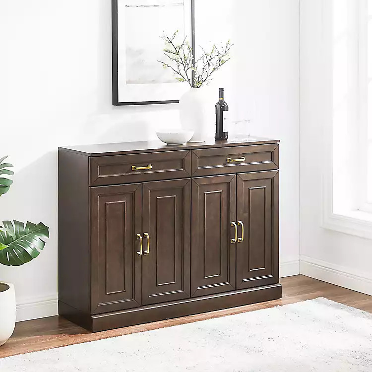 Dark Brown Wood Stanton Sideboard | Kirklands Home | Kirklands