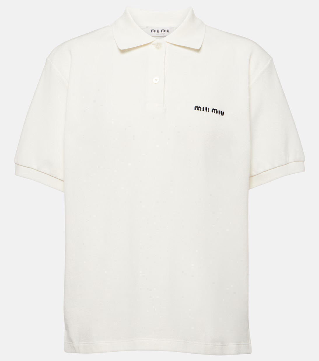 Logo cotton piqué polo shirt | Mytheresa (UK)