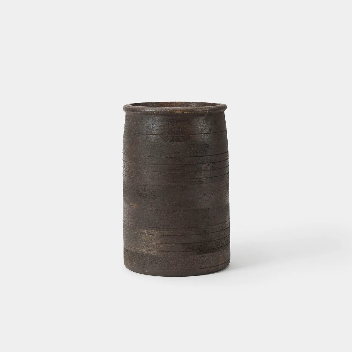 Dark Mango Wood Canister | Amber Interiors