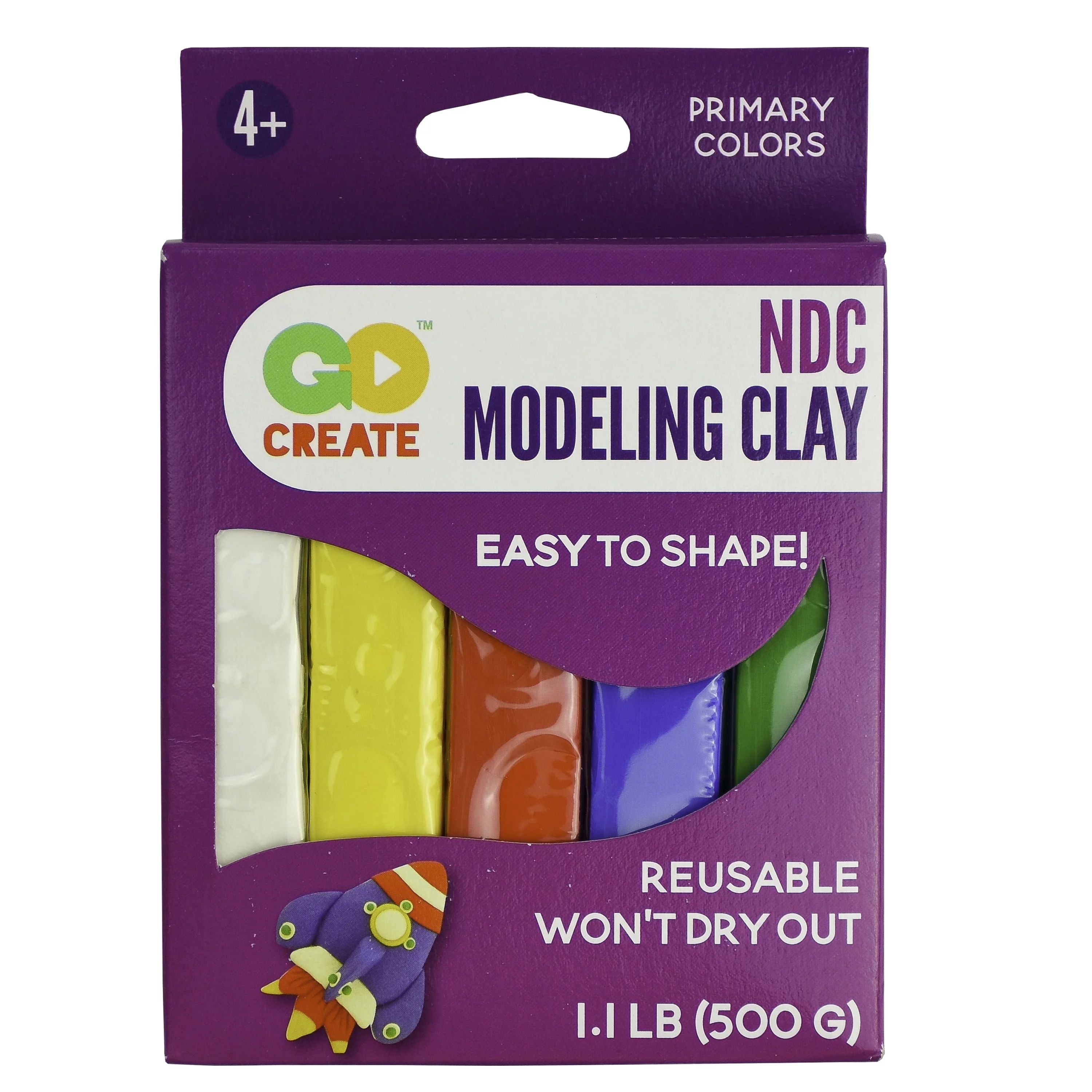 Sculpey EZ Shape 1 lb. Non-Drying Primary Modeling Clay | Walmart (US)