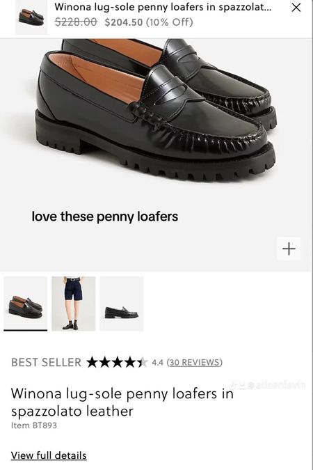 Always looking for a good penny loafer, and these are them. J.Crew always has the best pieces. 

Penny loafers, her gift guide, gifts for her 

#LTKGiftGuide #LTKHoliday #LTKCyberWeek