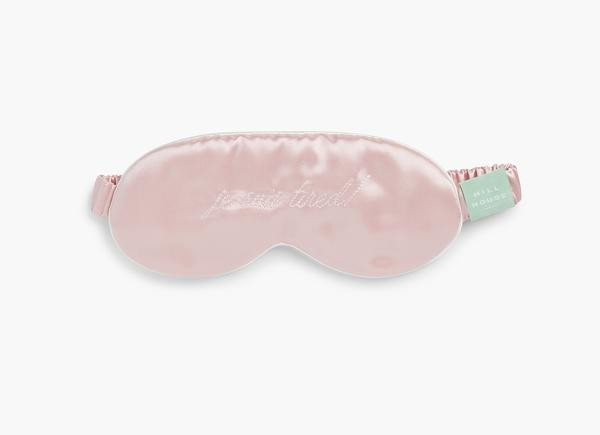 "Je Suis Tired" Silk Eye Mask | Hill House Home