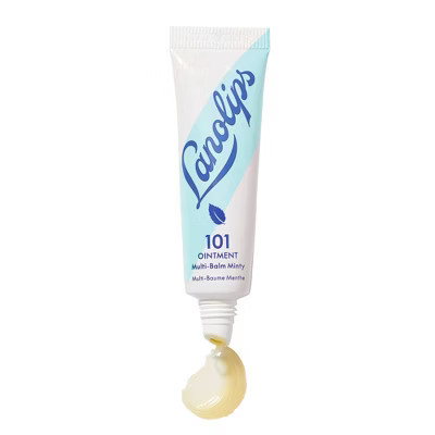 Lanolips Ultra Healing 101 Ointment Multi-Balm - Minty - 0.35oz: Hydrating, Deep Lip Moisturizer, Paraben-Free | Target
