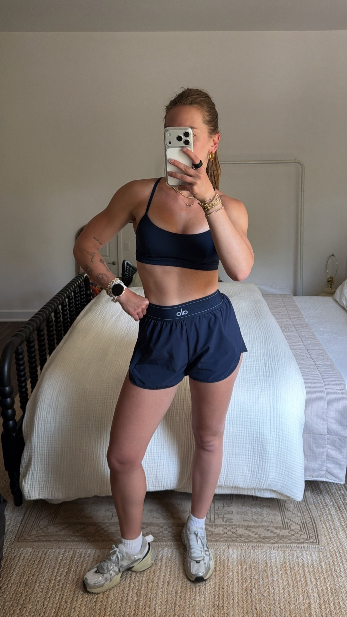 5/19/26 Lifting Session Outfit + Alo Match Point Set

Today’s lifting session outfit 🤍 wearing the Alo Match Point shorts (XXS) with the matching sports bra (XS), paired with my Nike sneakers, Amazon socks, and Garmin. Such a comfortable set for strength workouts and moving around in—everything is linked here ✨

#LTKfitnessgoals #LTKActive